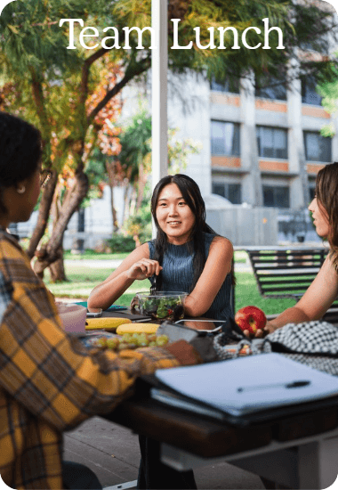 “Please order team lunch for the sales team Wednesday at noon.”